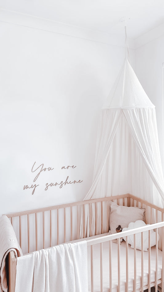 You are my sunshine wall script