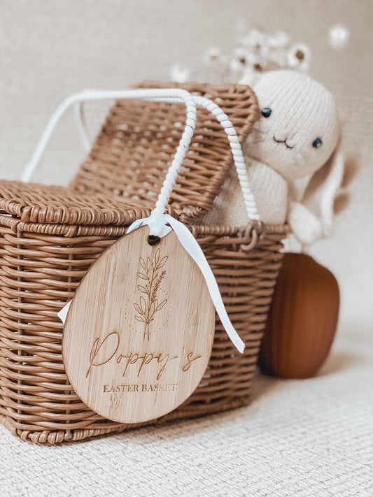 Personalised Easter Basket Tag