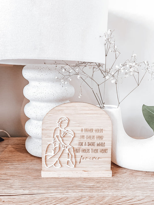 Father’s Day Son Arch with quote