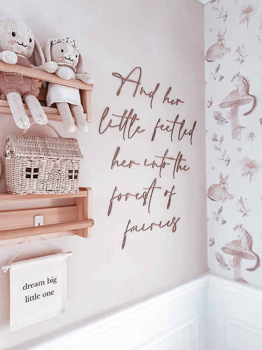 Forest of fairies wall script