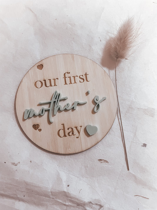 First Mother’s Day Plaque