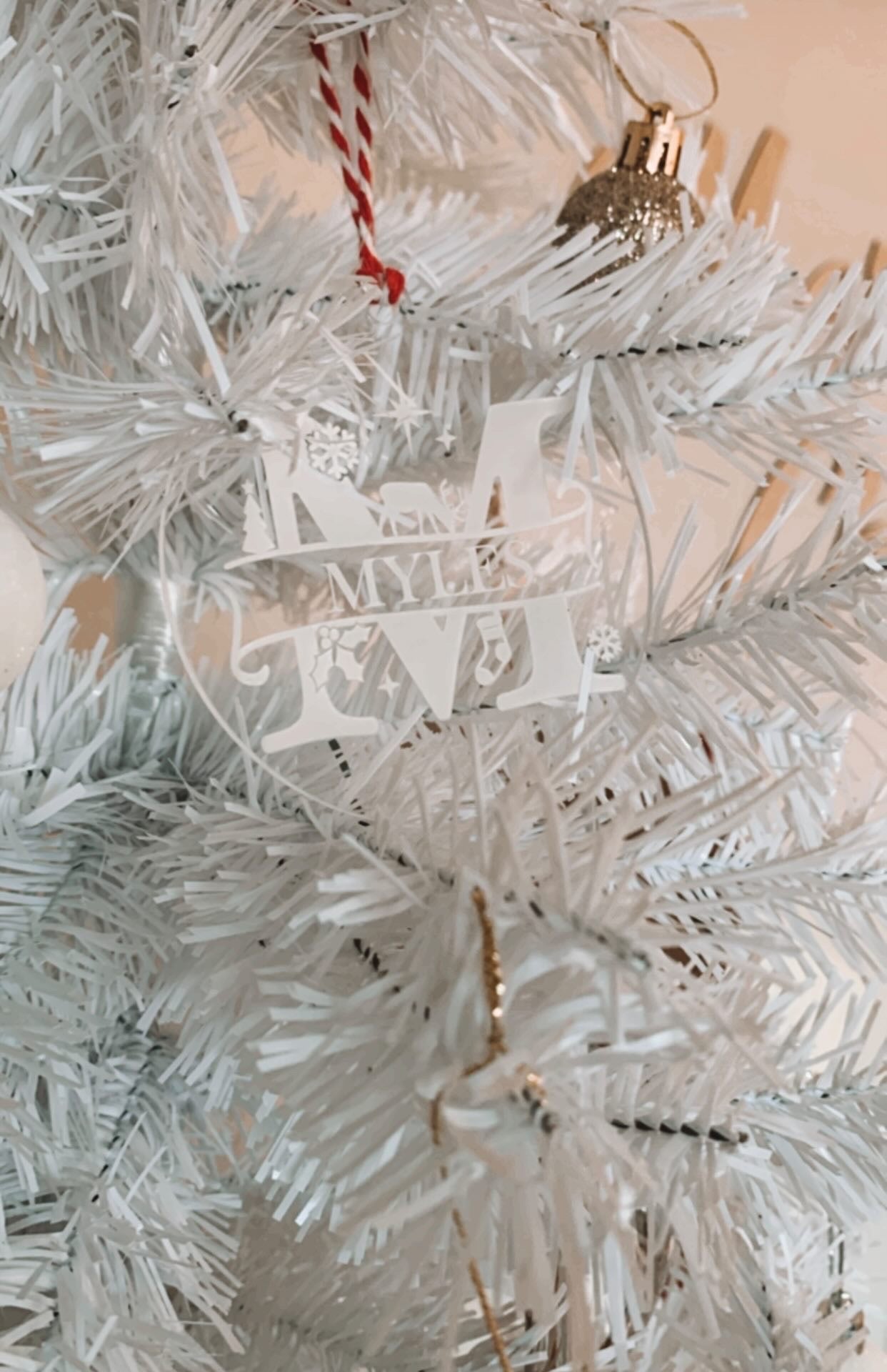 Monogram Christmas Bauble