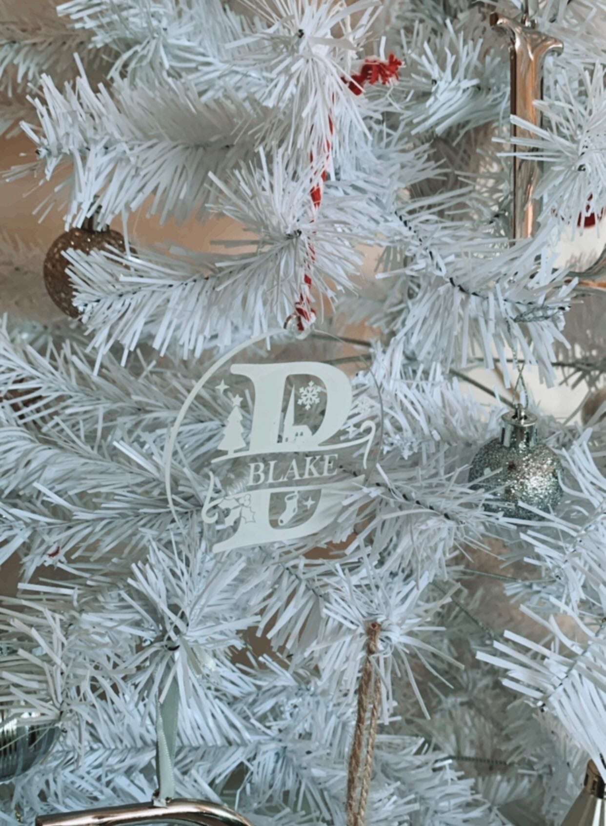 Monogram Christmas Bauble