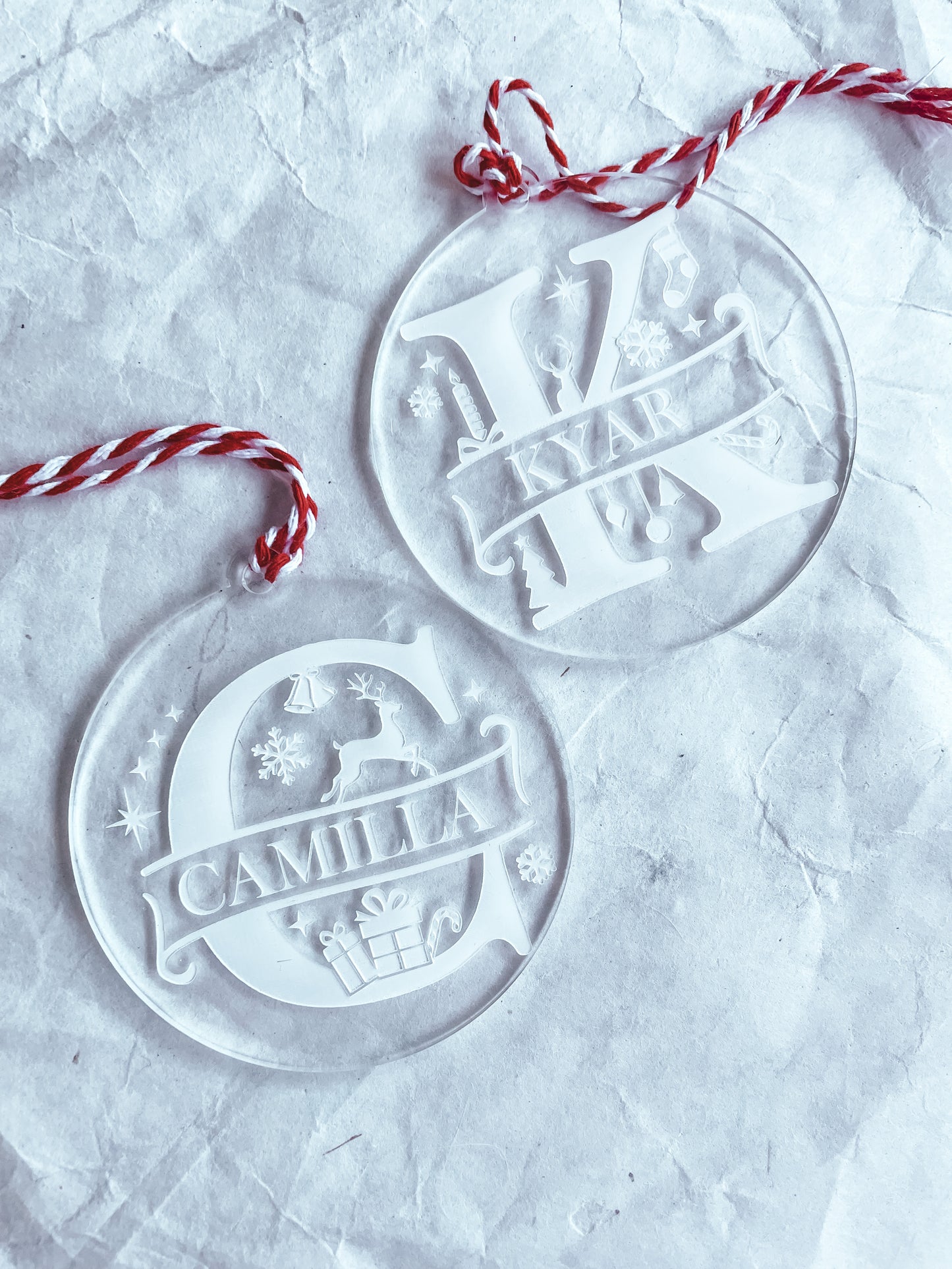 Monogram Christmas Bauble