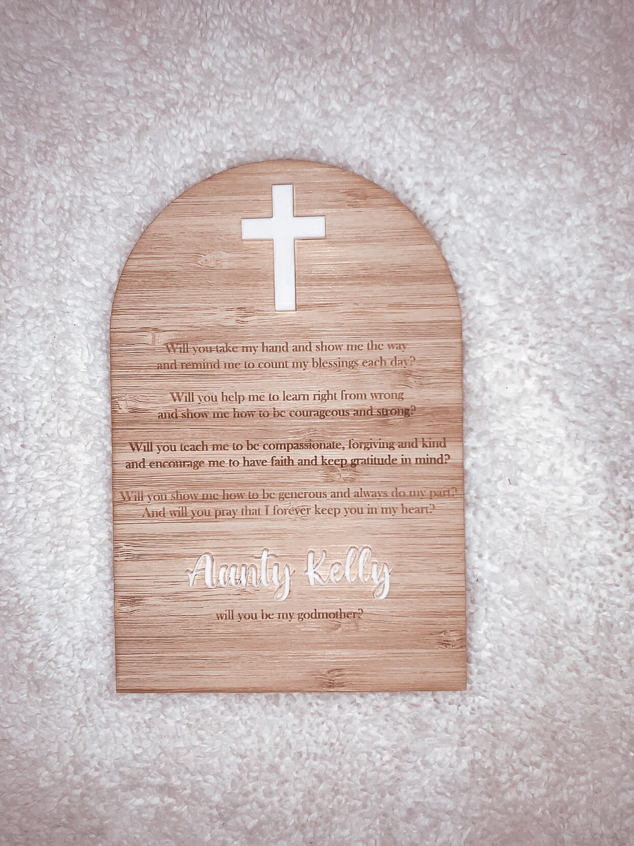Godparents Keepsake Gift