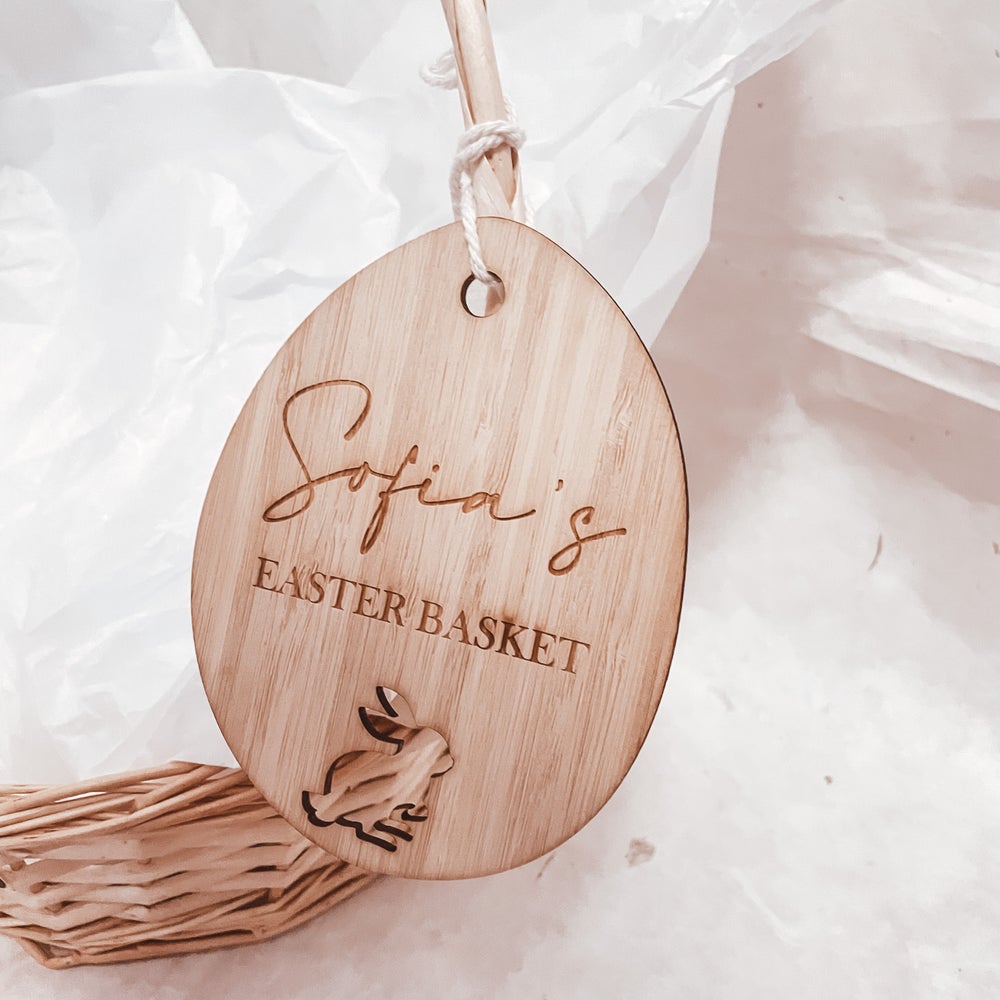 Personalised Easter Basket Tag