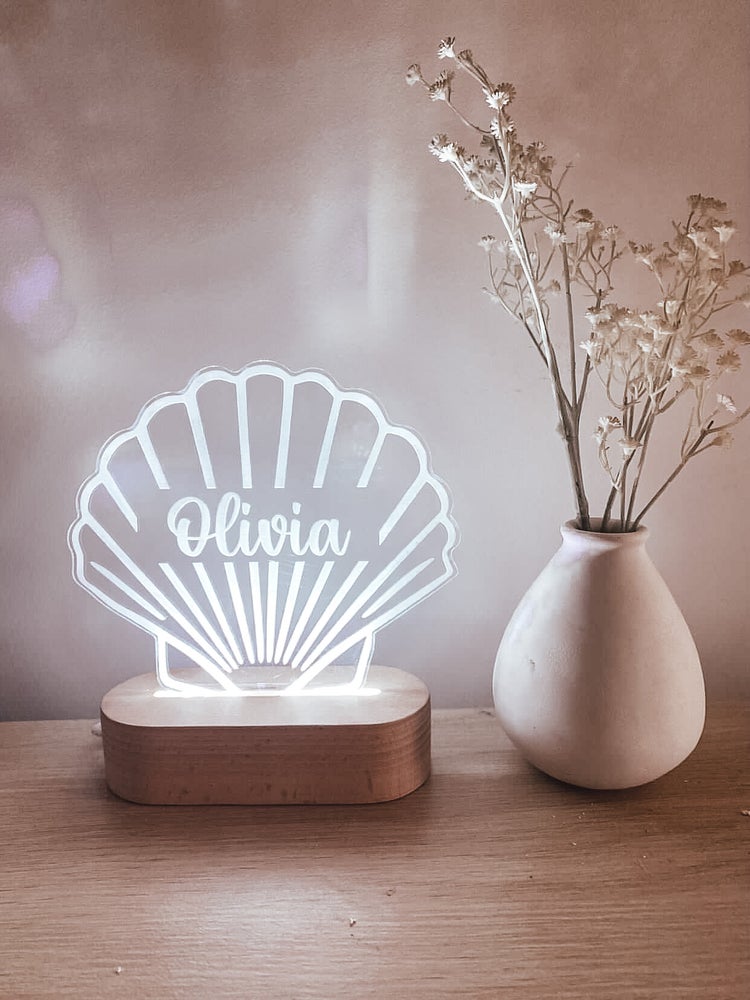 Led Nightlight Shell Shell LED Night Light – rose-collection-company