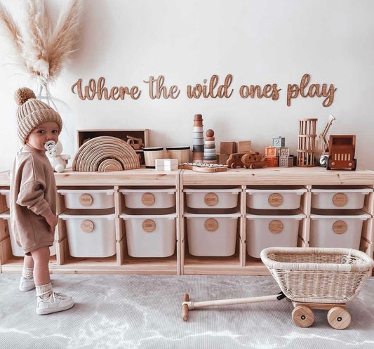 Where the wild ones play wall plaque